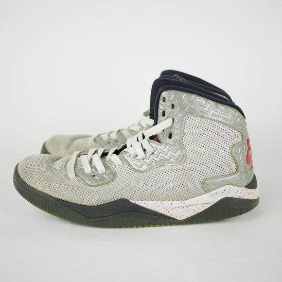 NIKE AIR Spike Forty Men\'s 10 - Gray & silver high top sneakers athletic shoes main image 10